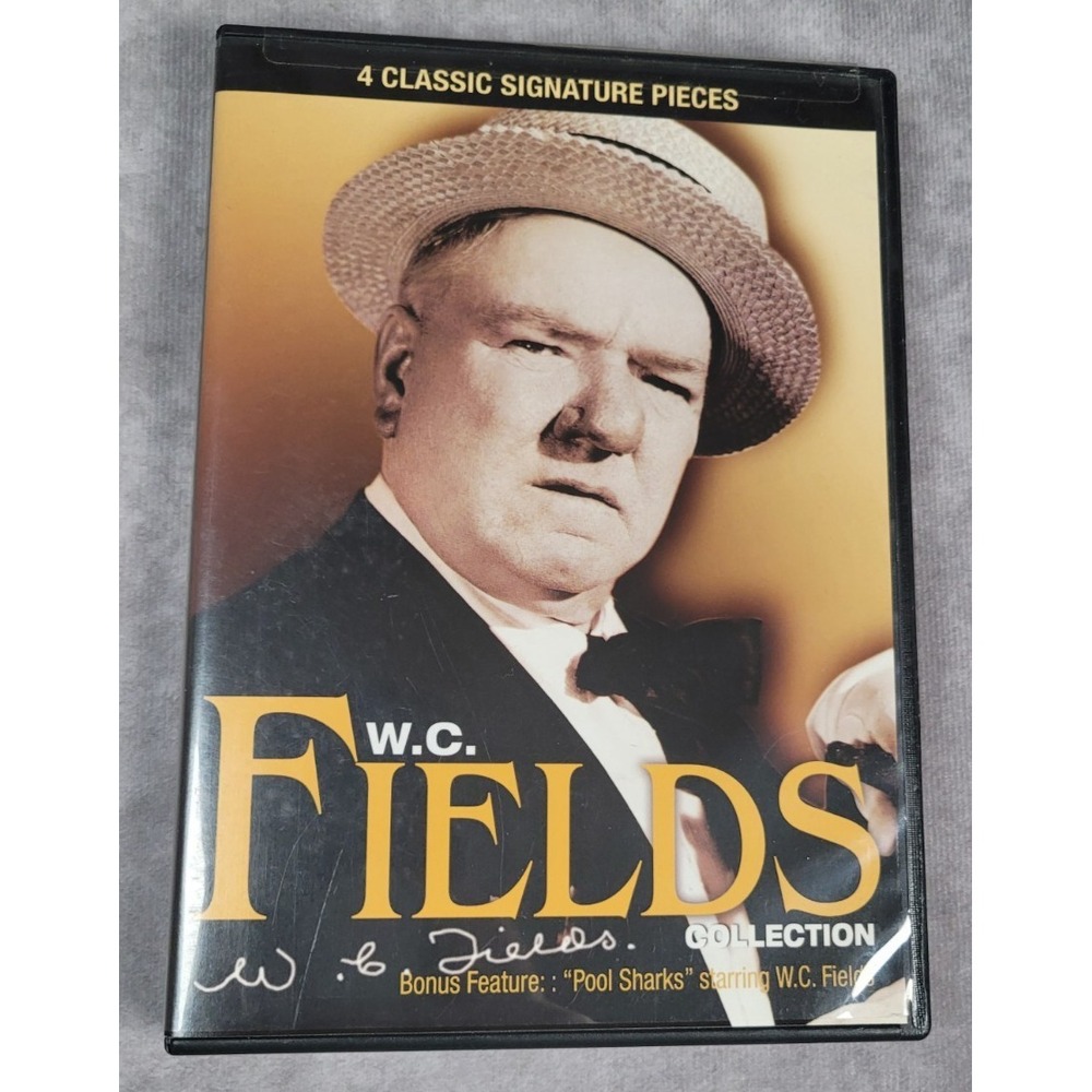 W.C. Fields Collection DVD 4 Classic Signature Pieces Comedy Vintage Film Set